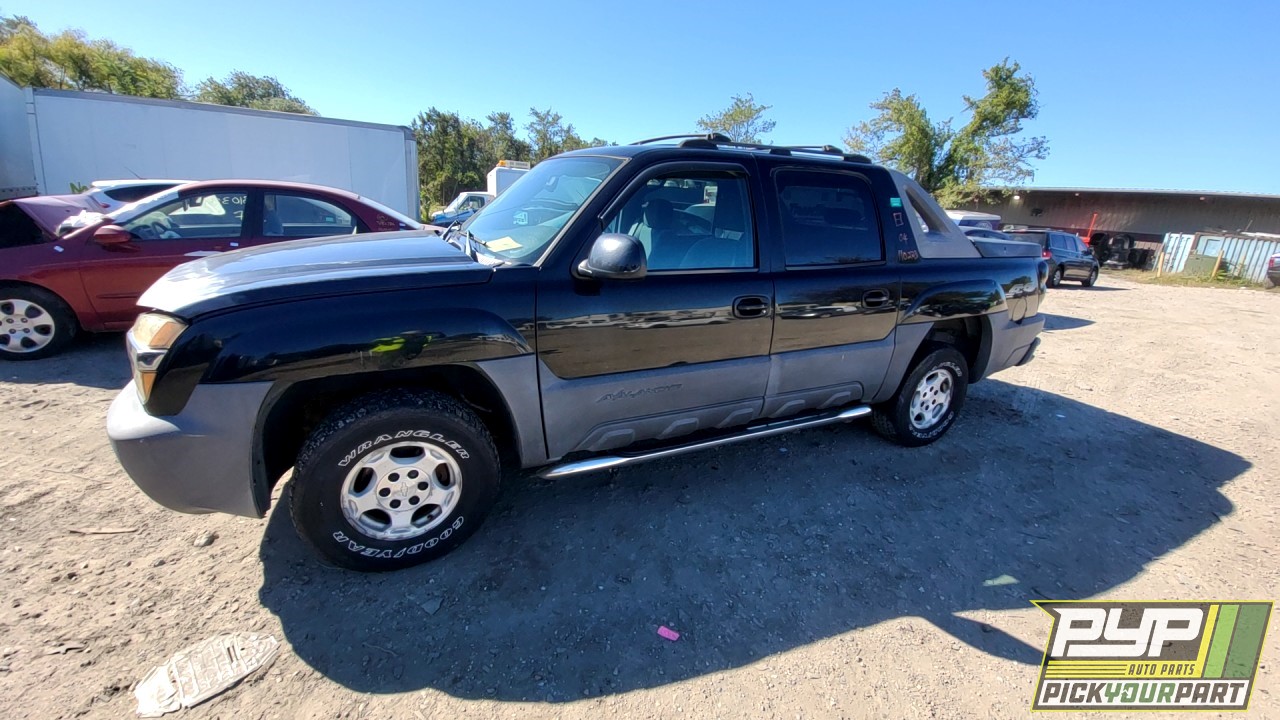 2004 CHEVROLET AVALANCHE 1500 partes disponibles