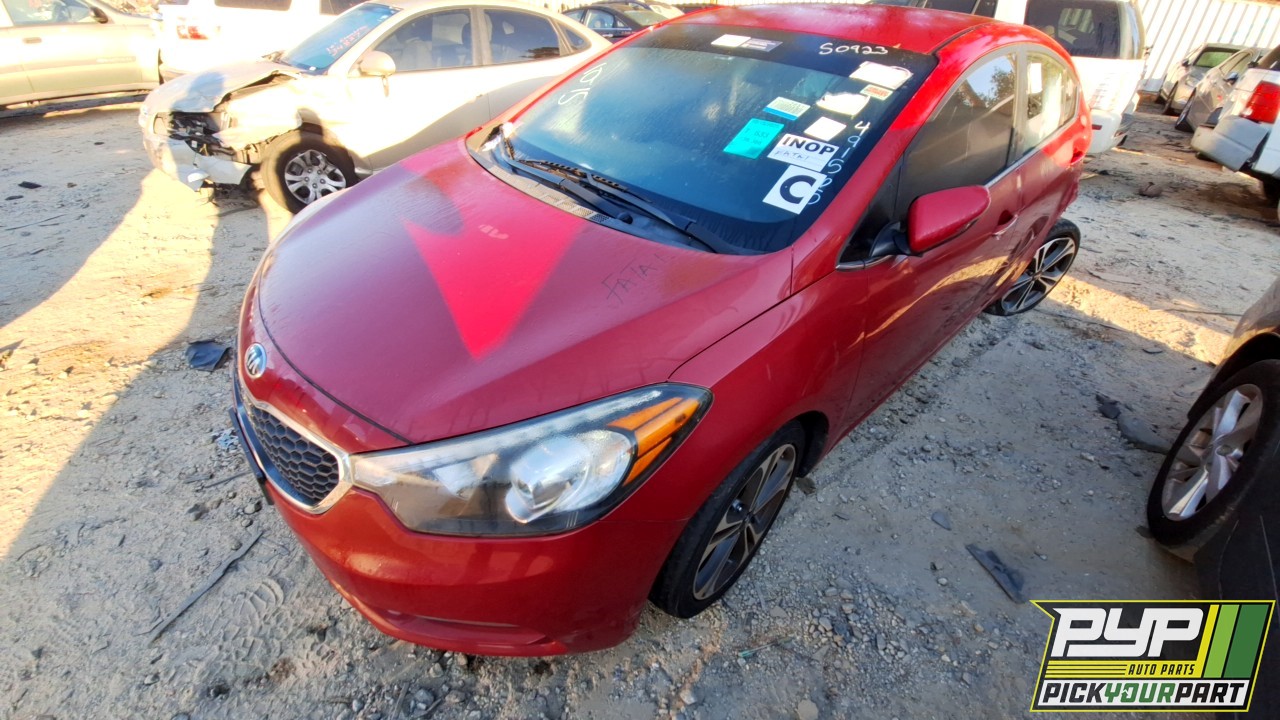2016 KIA FORTE partes disponibles