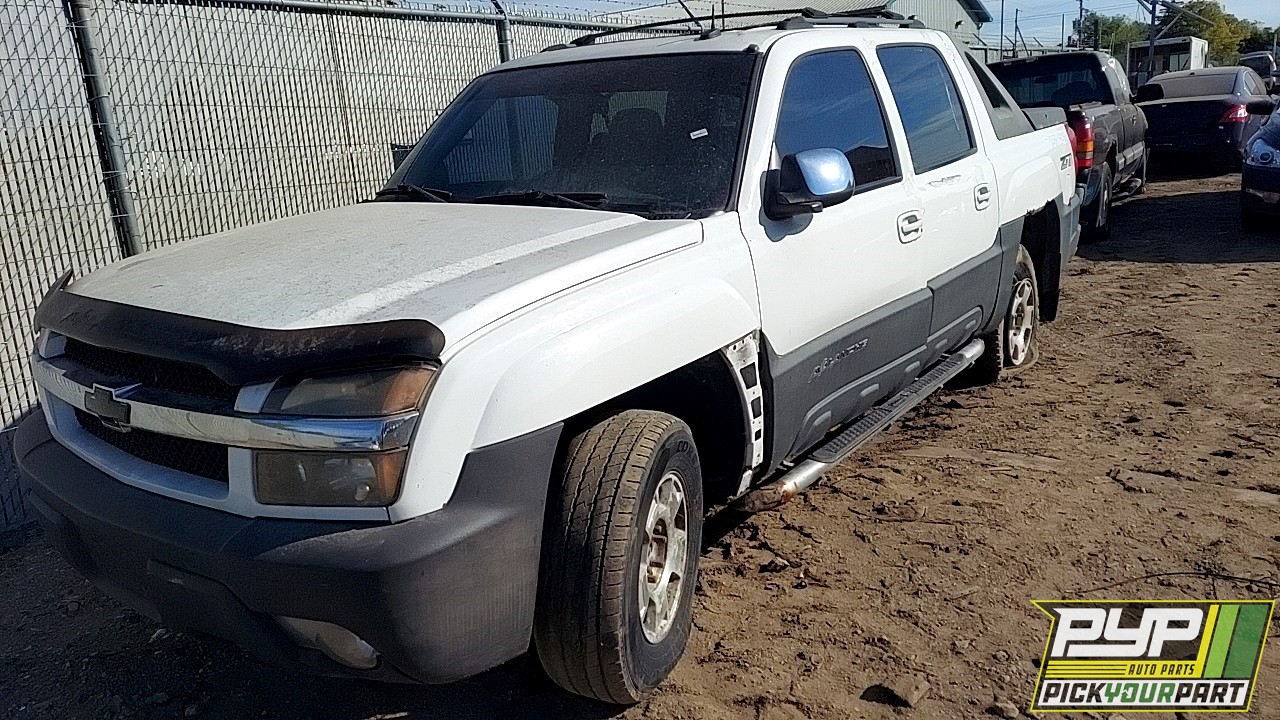 2003 CHEVROLET AVALANCHE 1500 partes disponibles