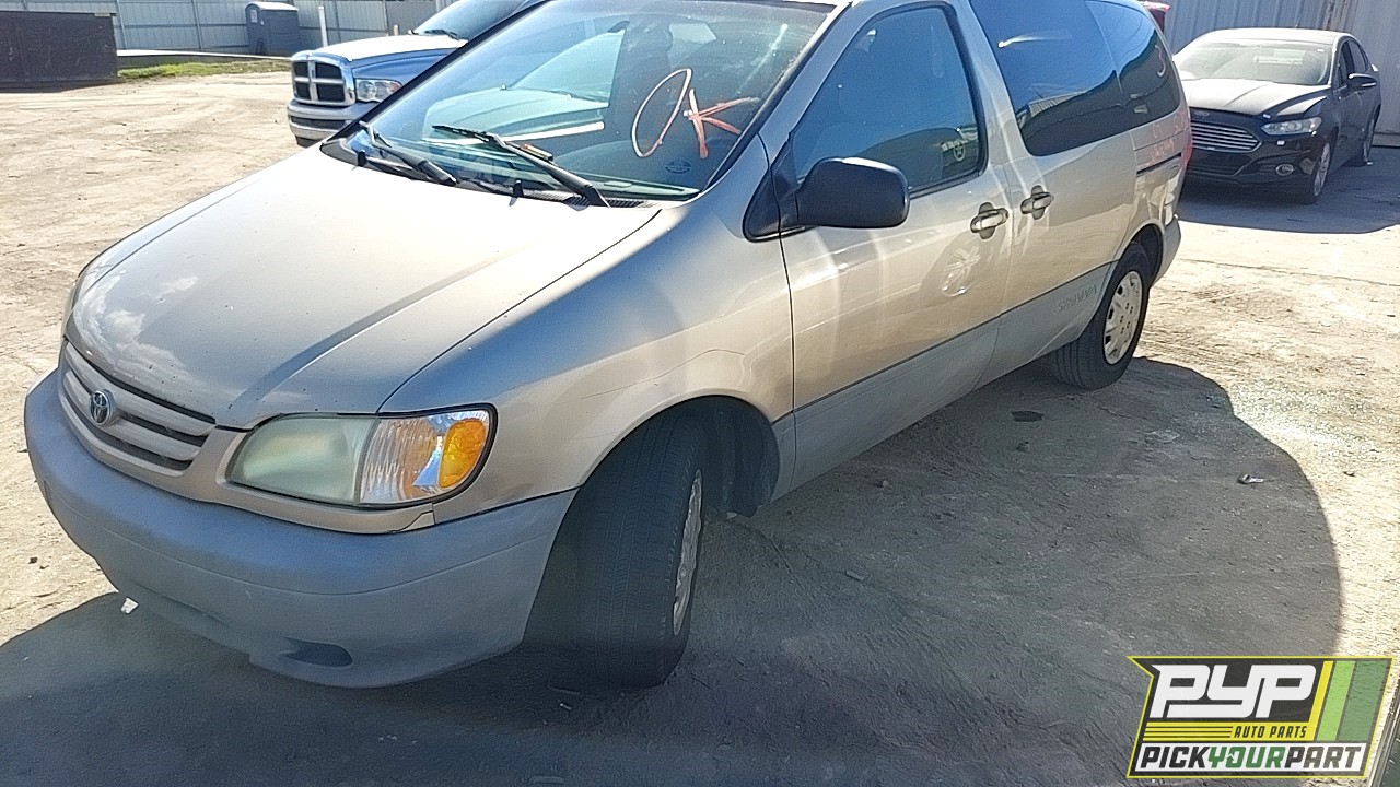 2003 TOYOTA SIENNA available for parts