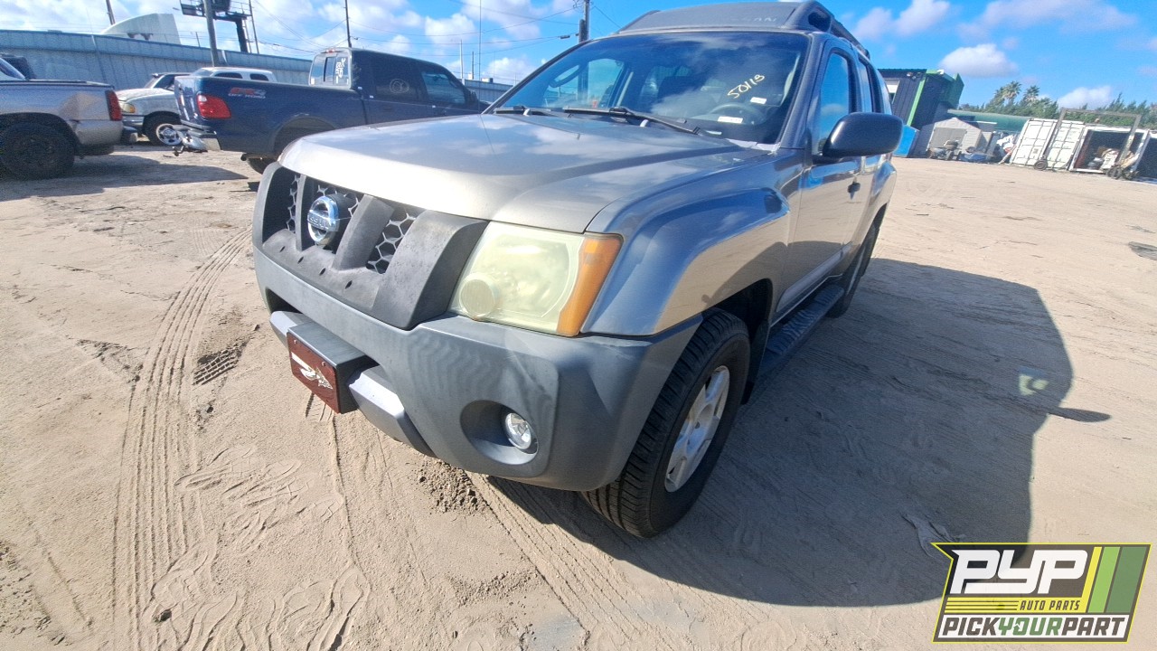 2005 NISSAN XTERRA partes disponibles
