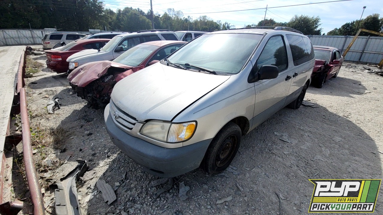 2001 TOYOTA SIENNA available for parts