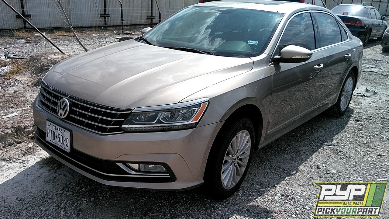 2016 VOLKSWAGEN PASSAT partes disponibles