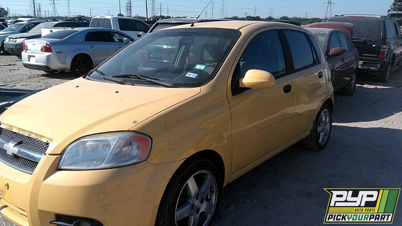 2009 CHEVROLET AVEO5 partes disponibles