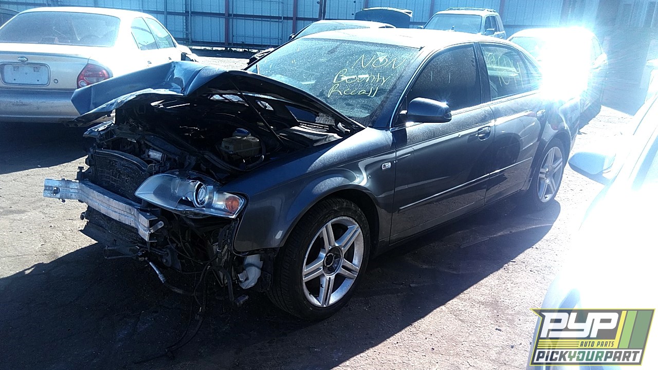 2007 AUDI A4 QUATTRO partes disponibles