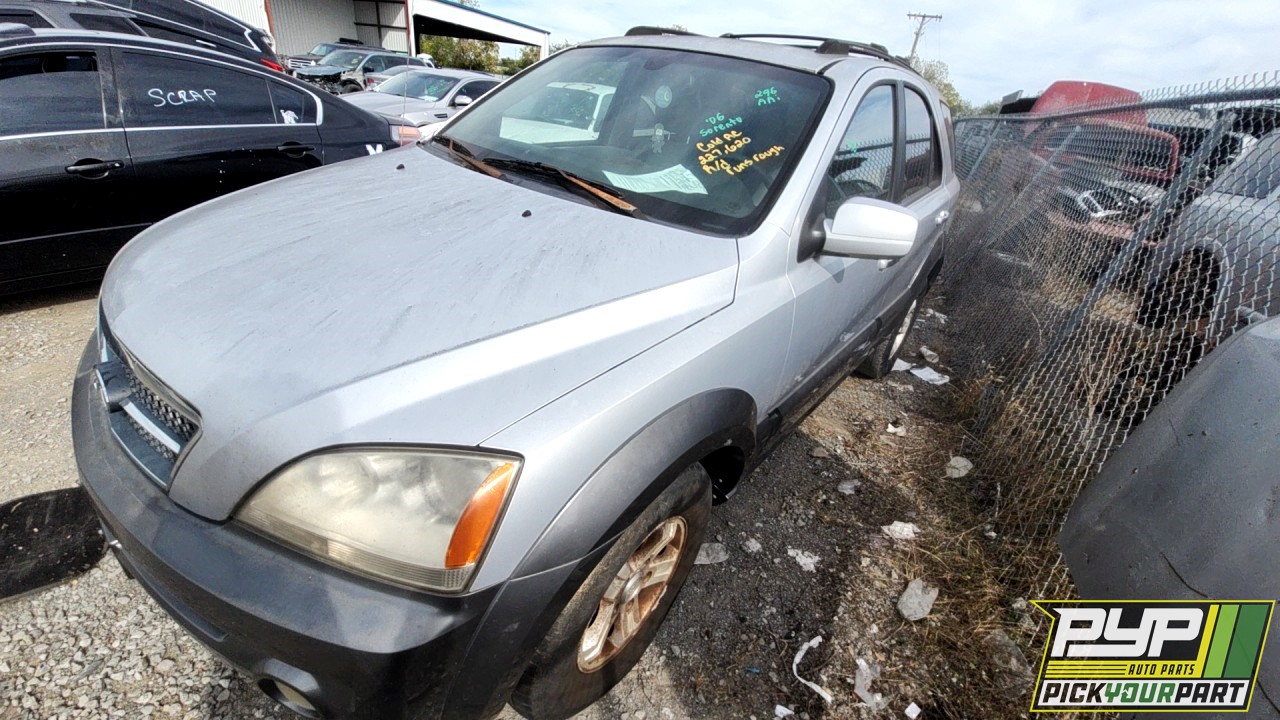 2006 KIA SORENTO partes disponibles