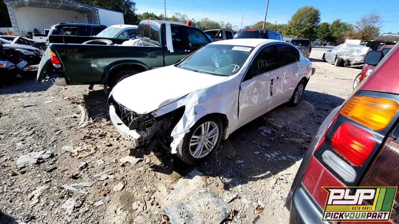 2011 INFINITI G37 partes disponibles