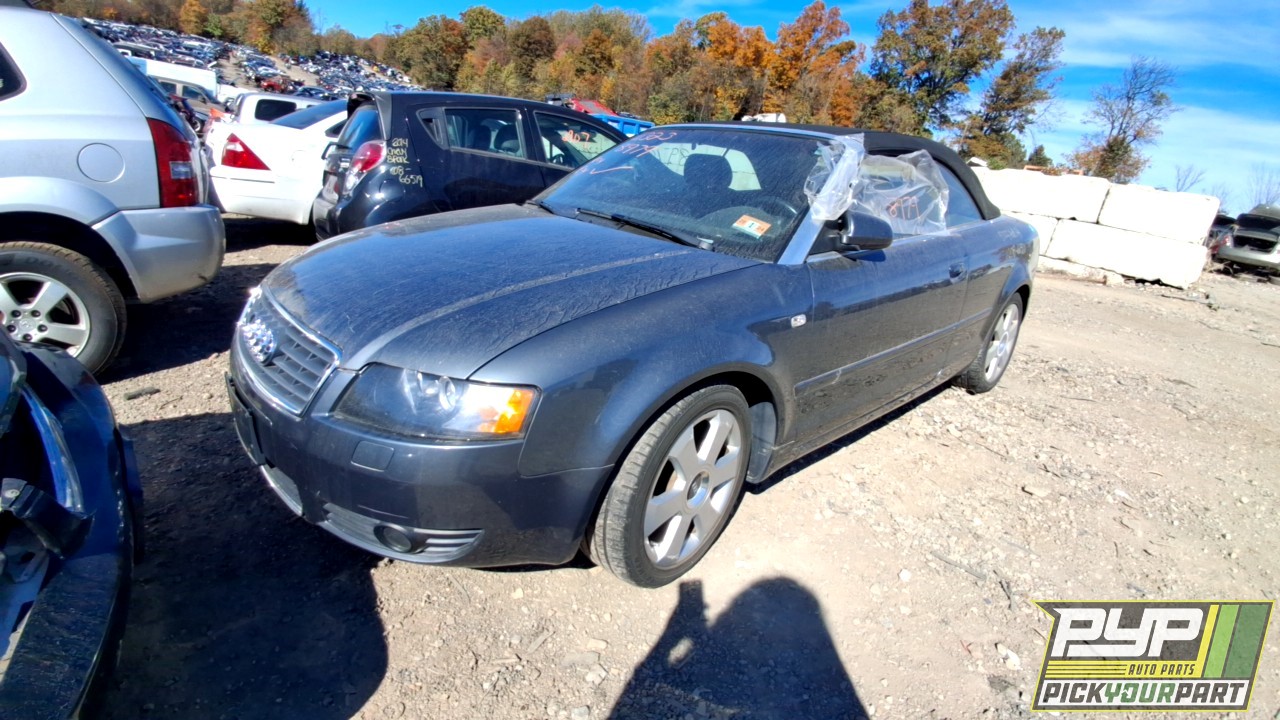 2004 AUDI A4 QUATTRO available for parts