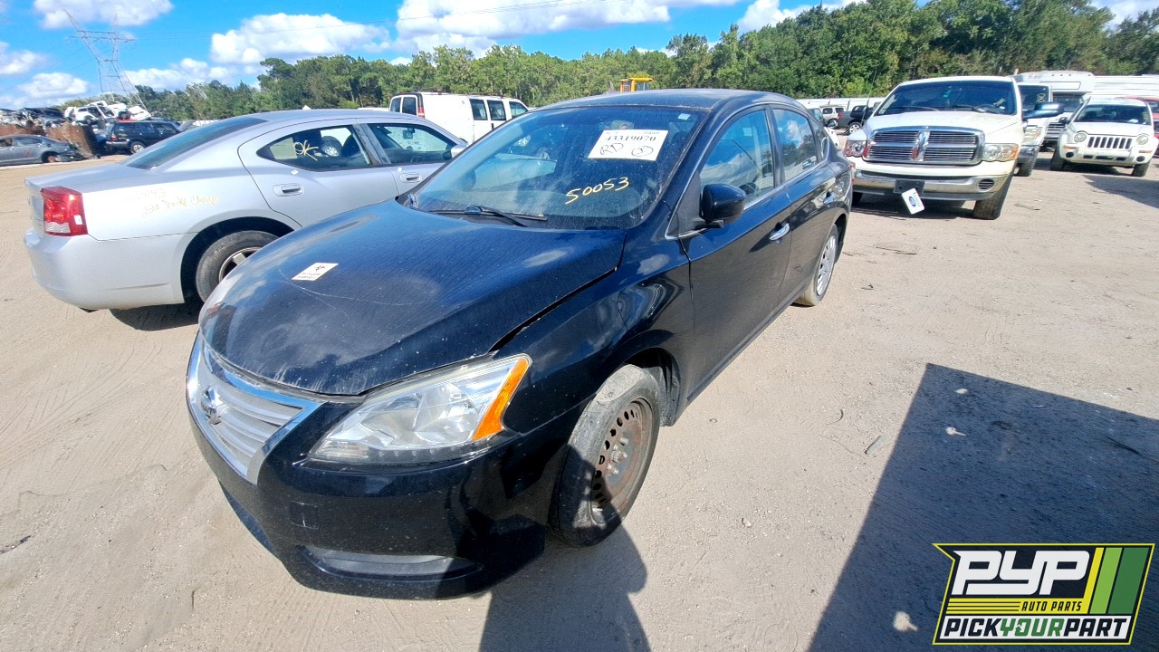 2013 NISSAN SENTRA partes disponibles