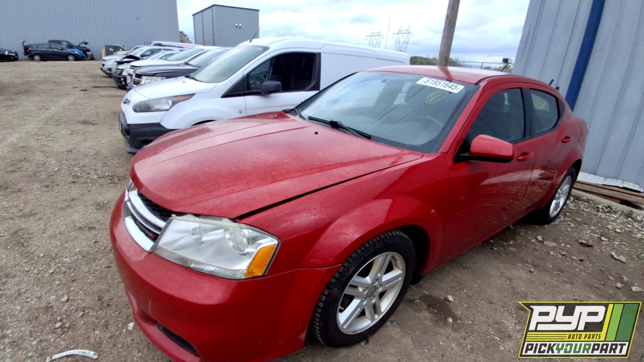 2013 DODGE AVENGER partes disponibles