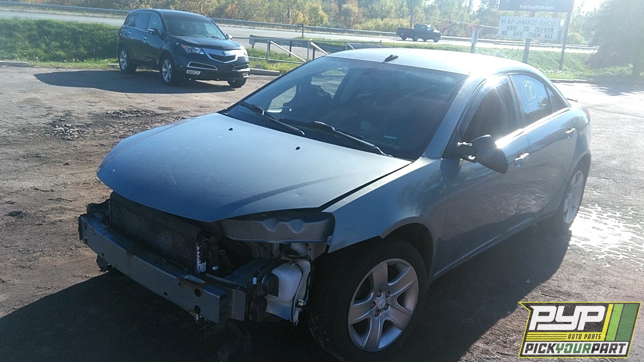 2009 PONTIAC G6 partes disponibles