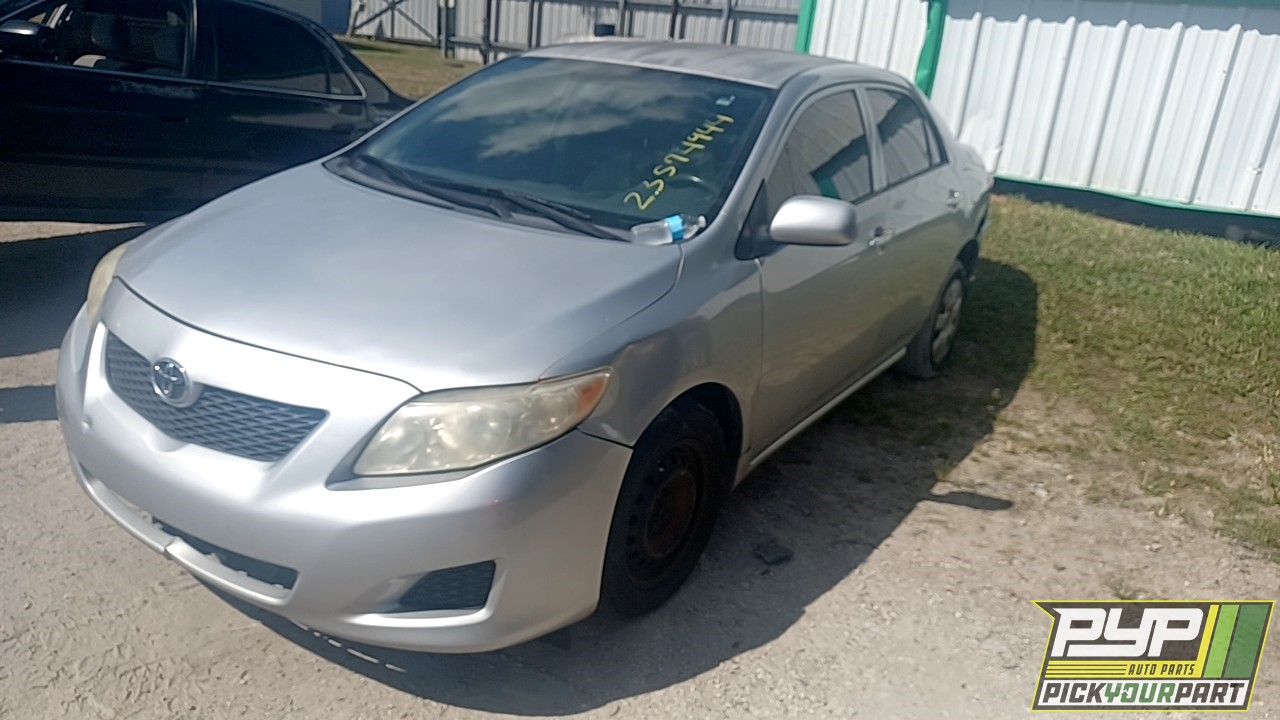 2009 TOYOTA COROLLA partes disponibles