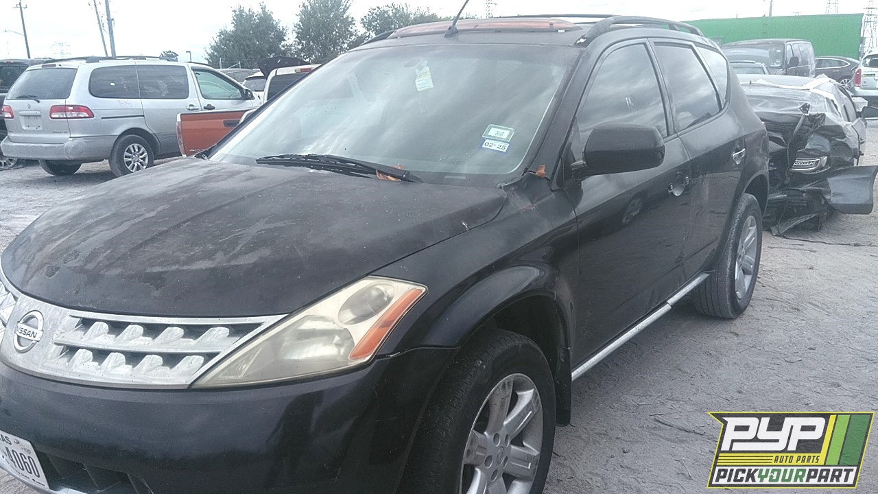 2007 NISSAN MURANO partes disponibles