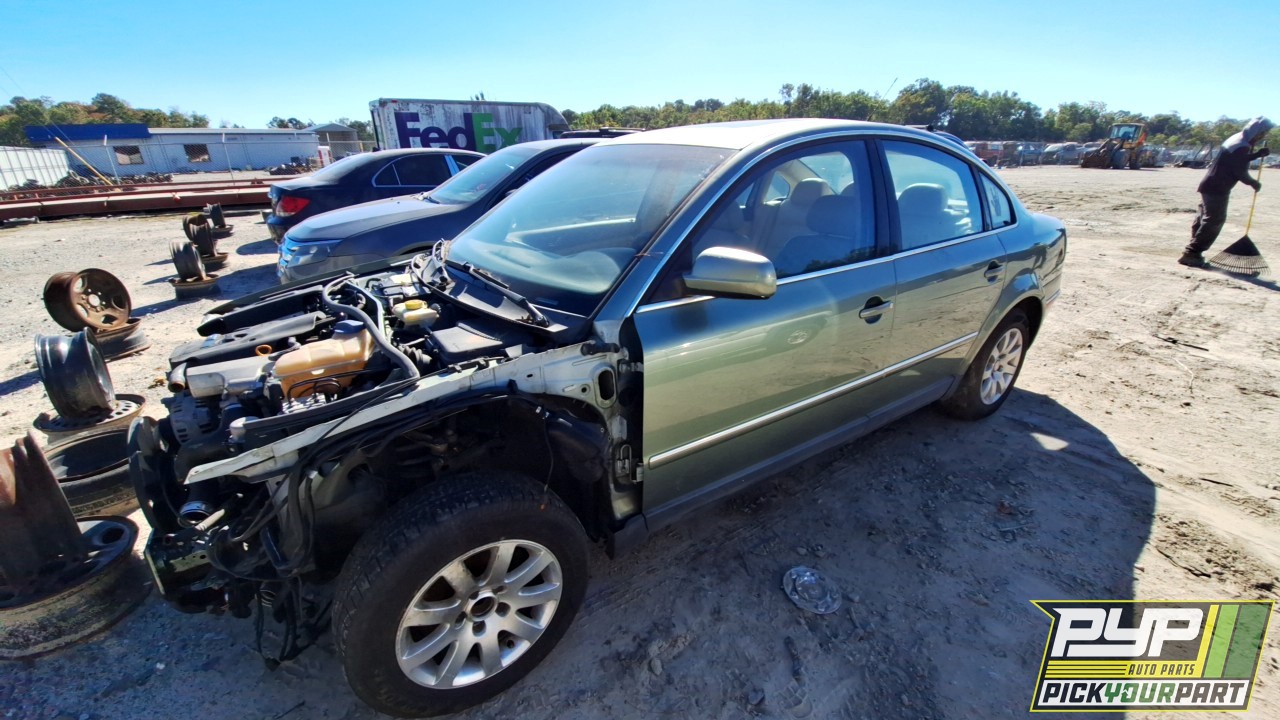 2002 VOLKSWAGEN PASSAT partes disponibles