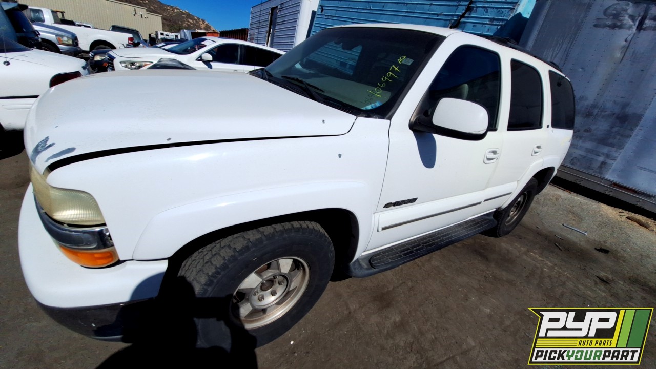 2001 CHEVROLET TAHOE available for parts