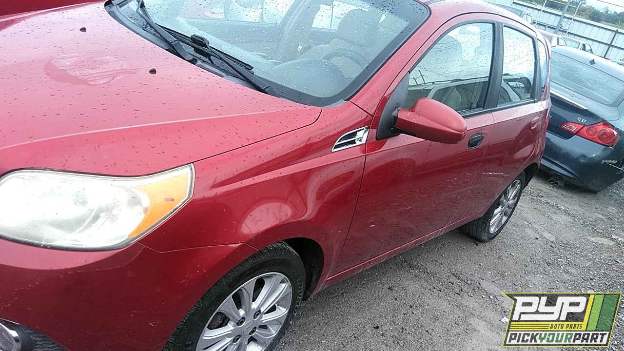 2011 CHEVROLET AVEO5 partes disponibles