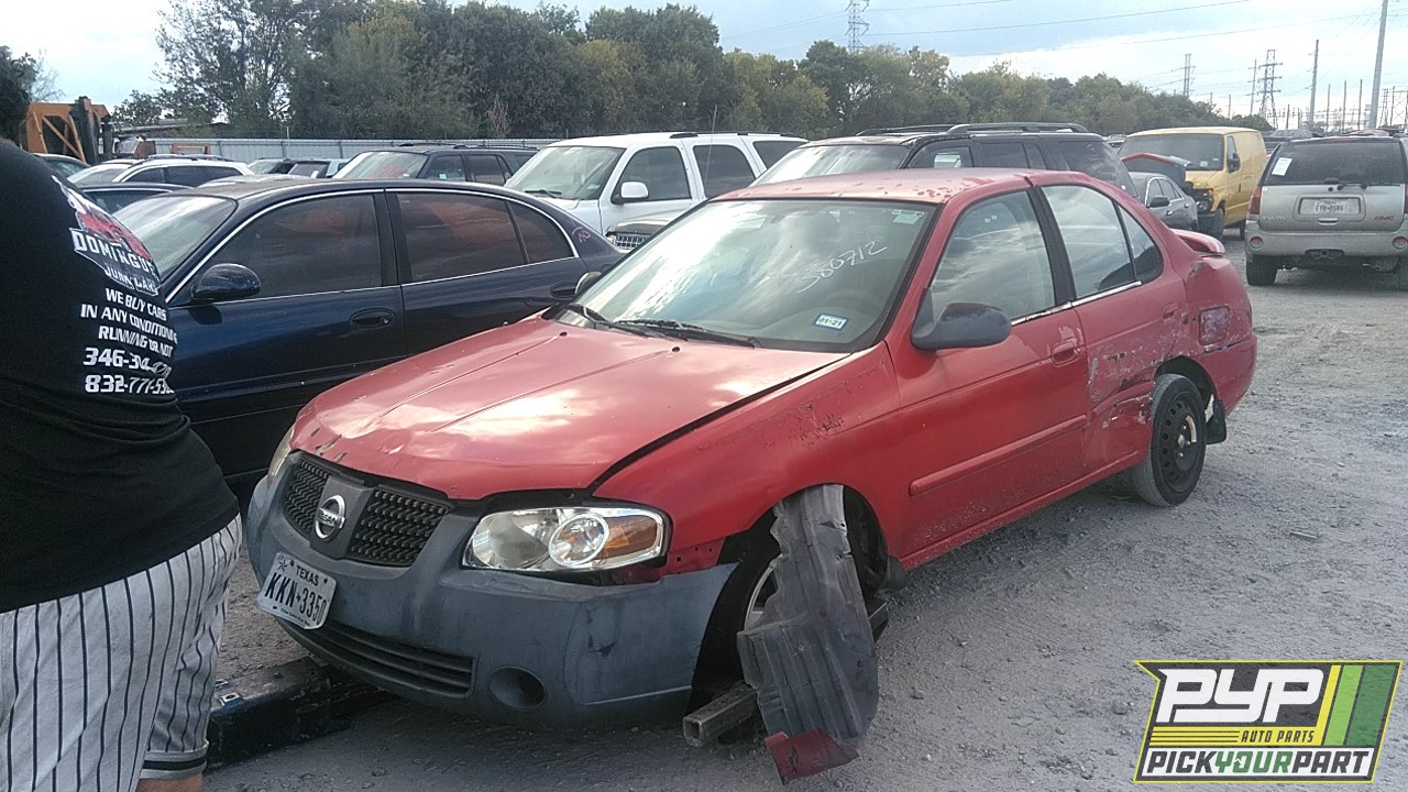 2006 NISSAN SENTRA partes disponibles