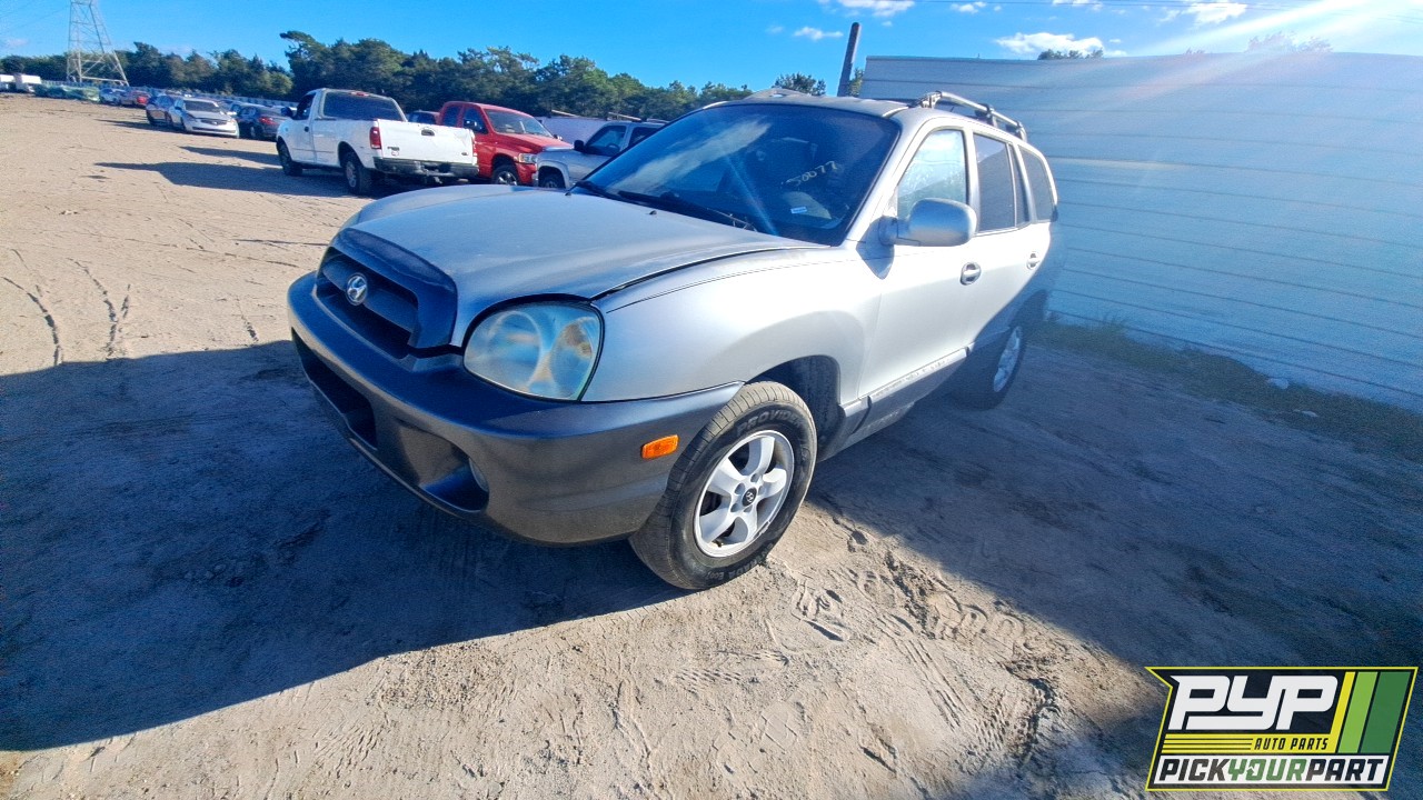 2006 HYUNDAI SANTA FE partes disponibles