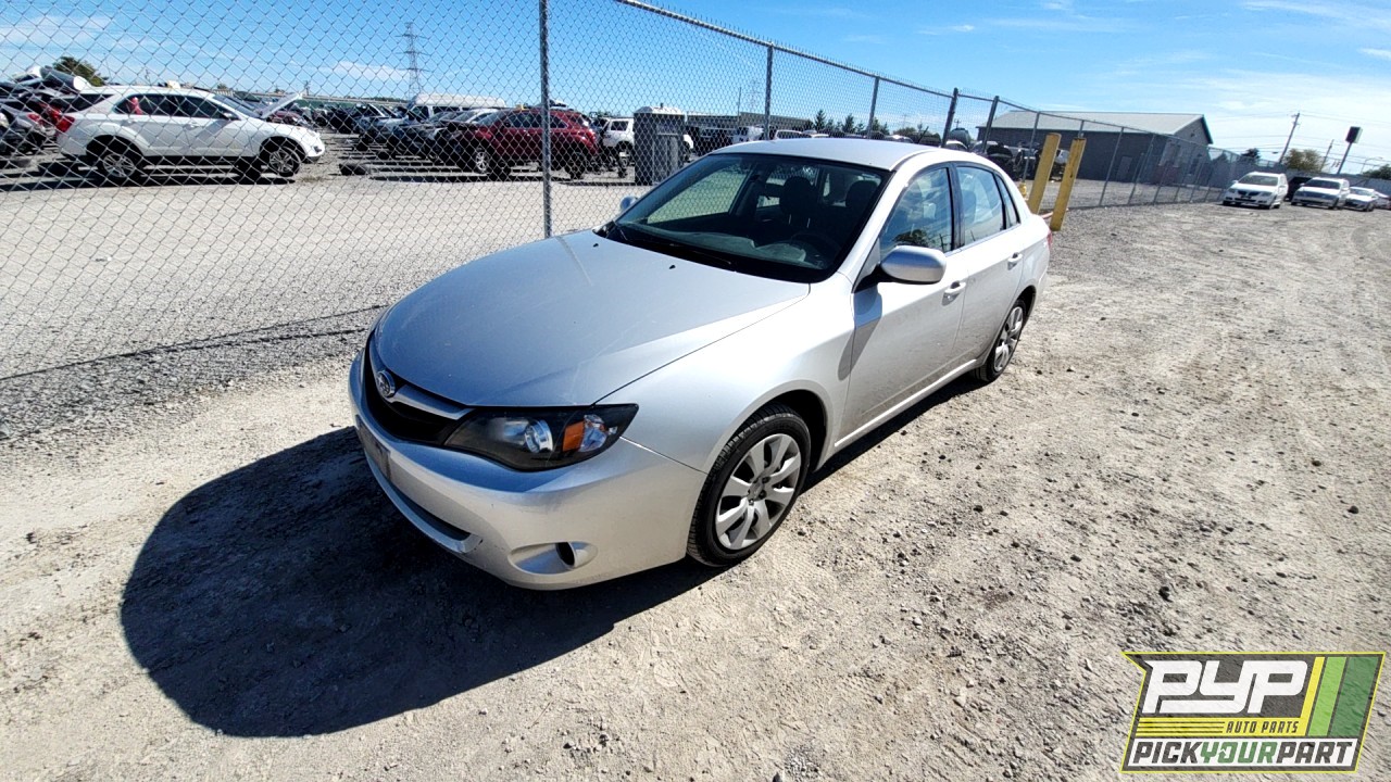 2011 SUBARU IMPREZA partes disponibles