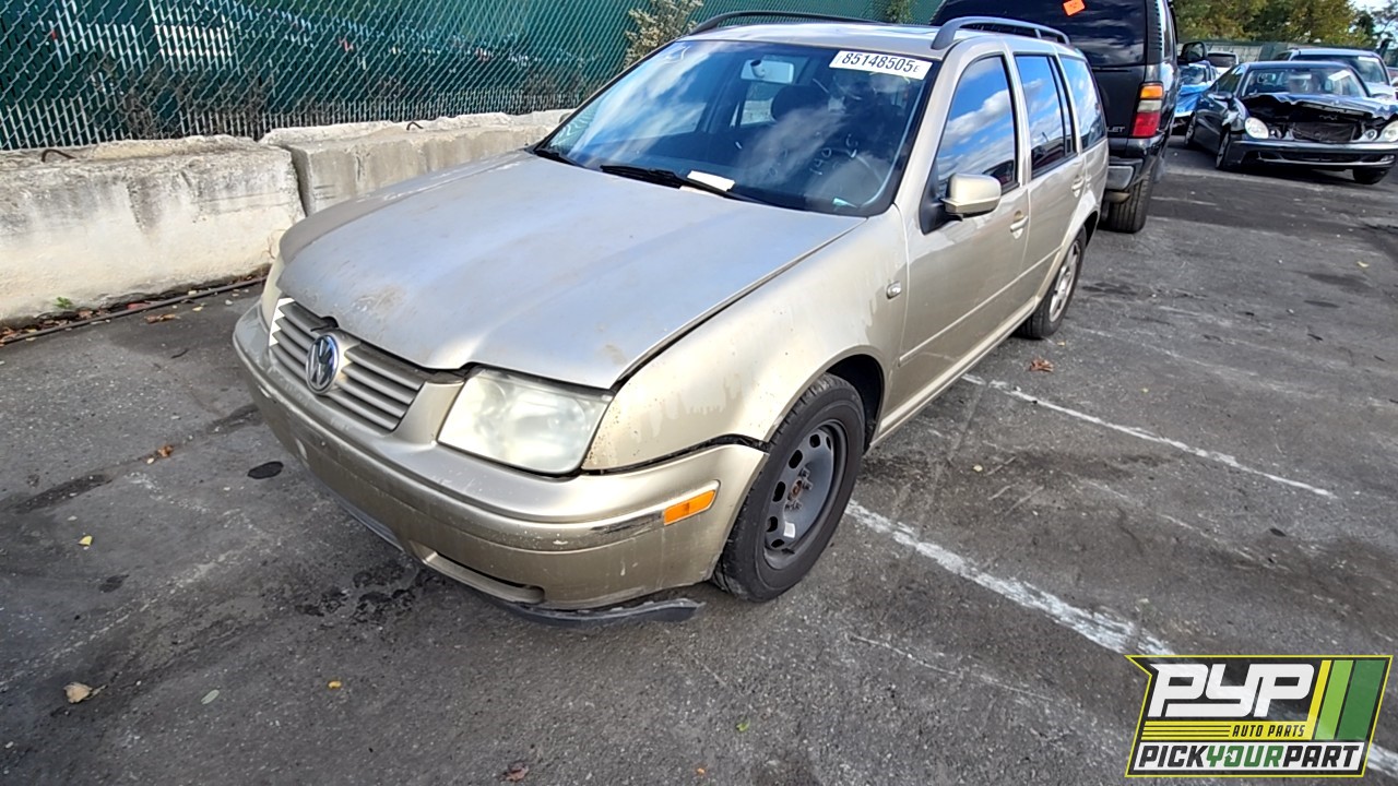 2001 VOLKSWAGEN JETTA partes disponibles