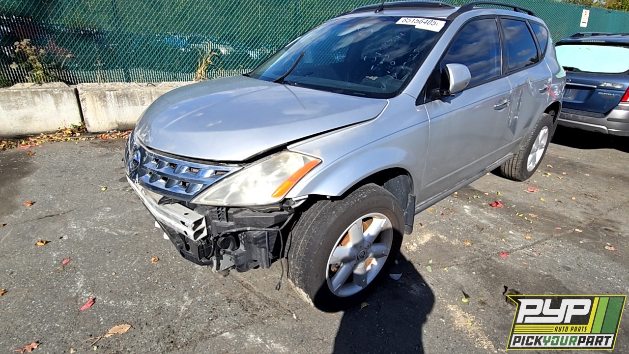 2003 NISSAN MURANO partes disponibles
