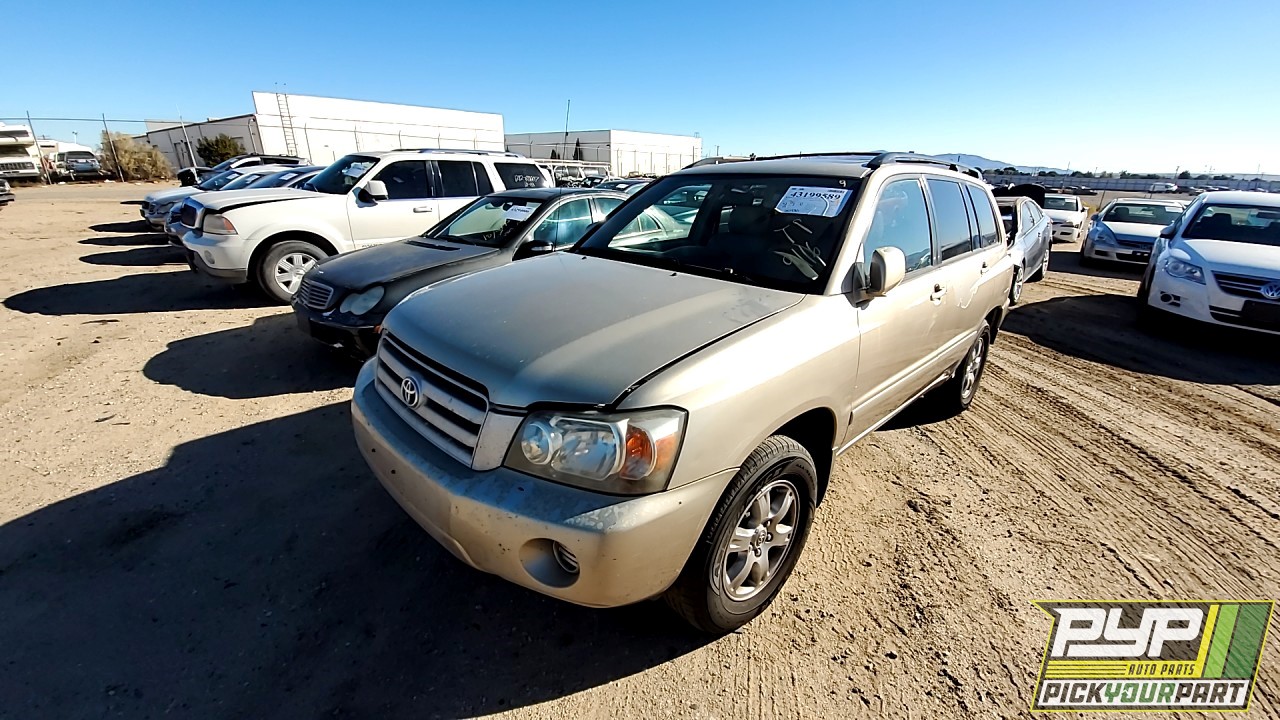 2005 TOYOTA HIGHLANDER available for parts