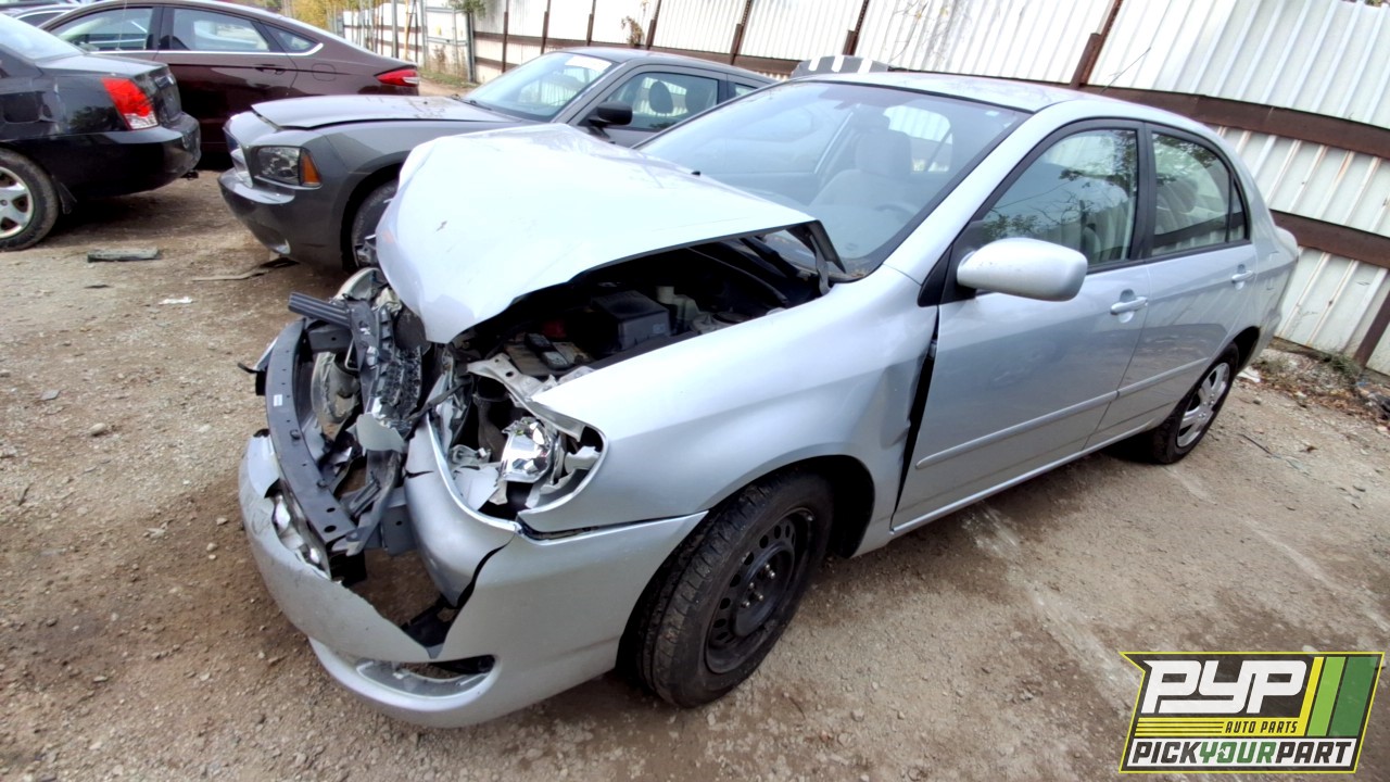 2008 TOYOTA COROLLA partes disponibles