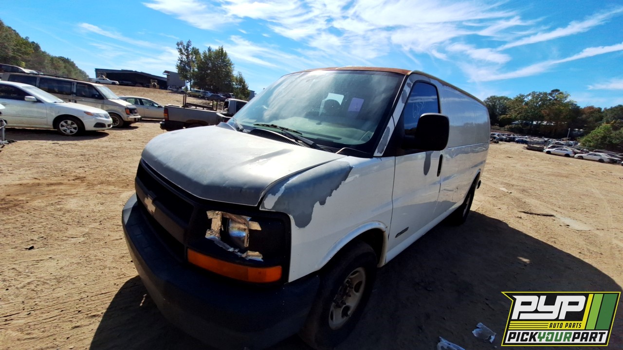 2004 CHEVROLET EXPRESS 2500 partes disponibles