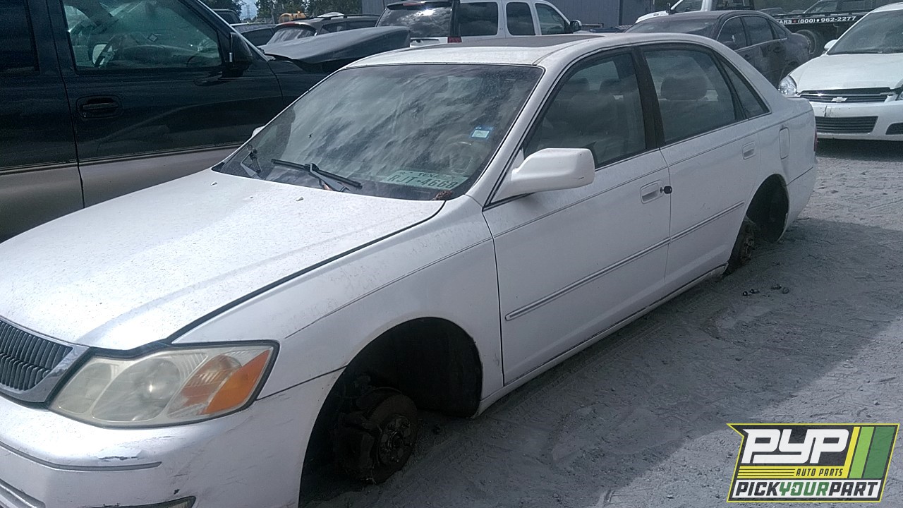2001 TOYOTA AVALON partes disponibles