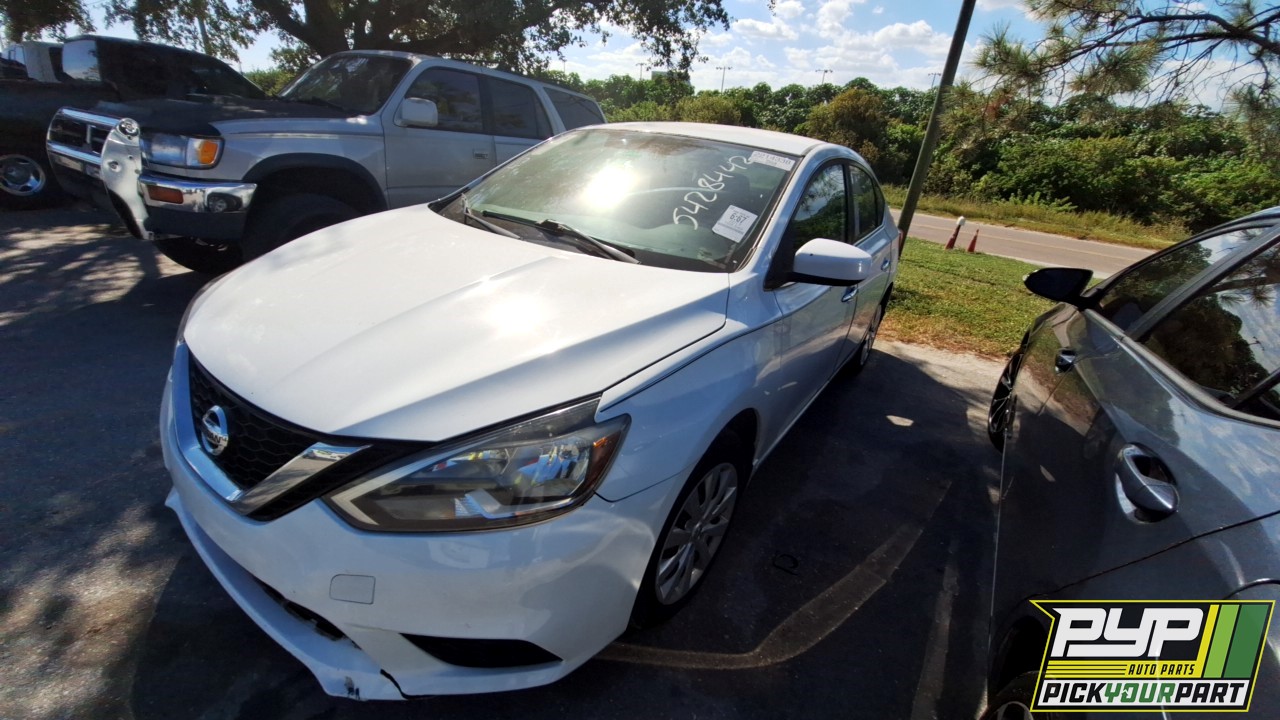 2017 NISSAN SENTRA partes disponibles