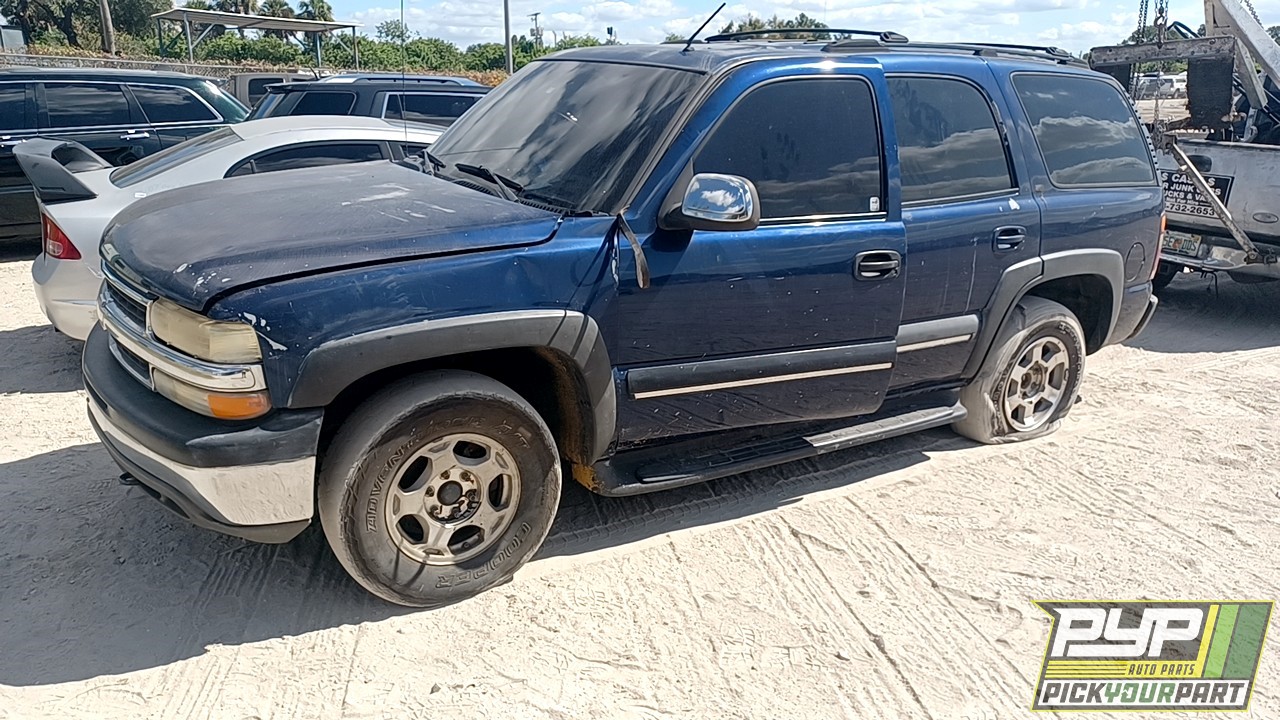 2002 CHEVROLET TAHOE partes disponibles