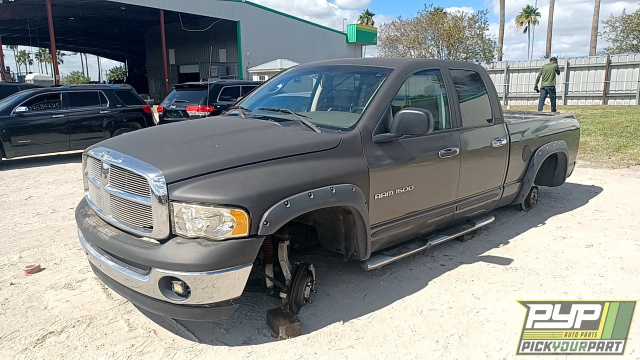 2002 DODGE RAM 1500 partes disponibles