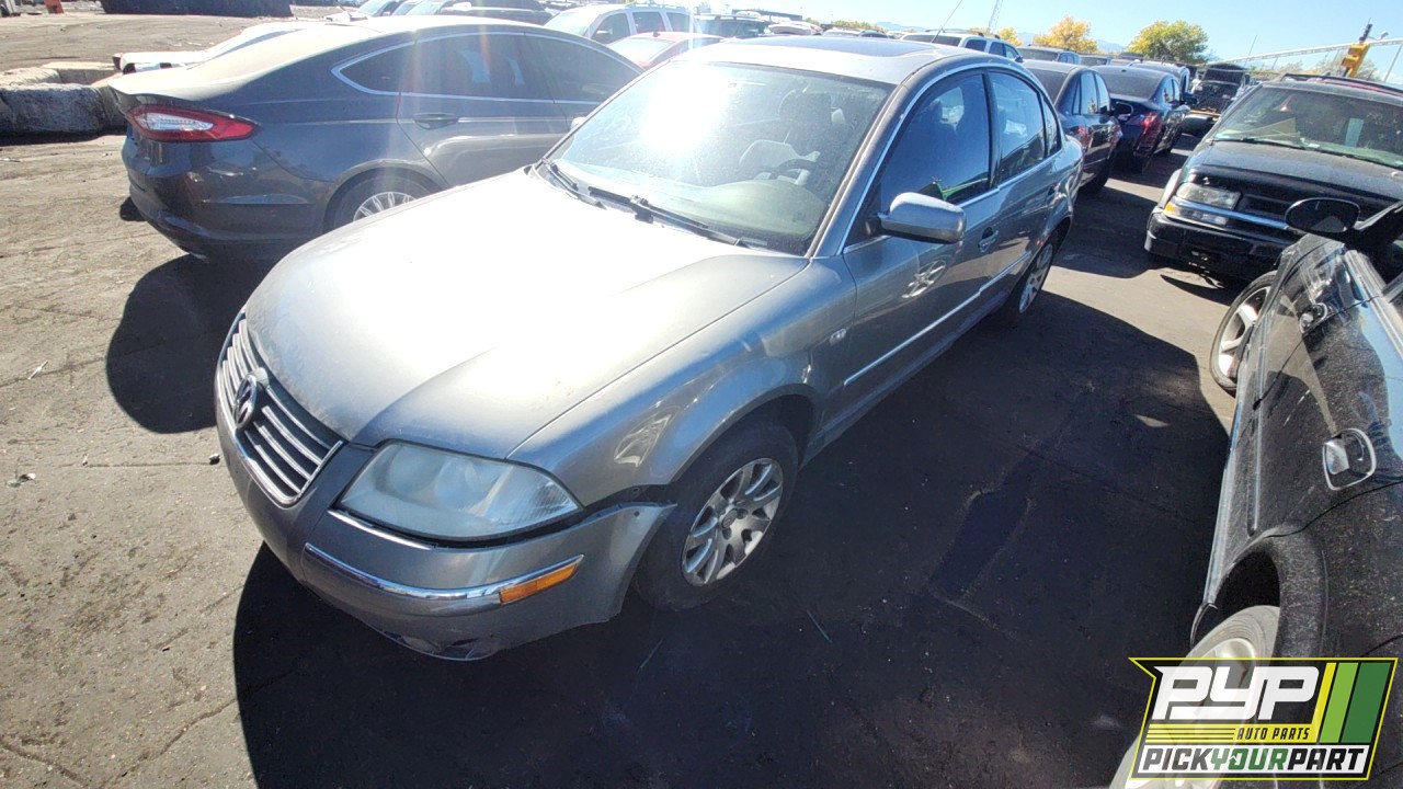 2003 VOLKSWAGEN PASSAT available for parts