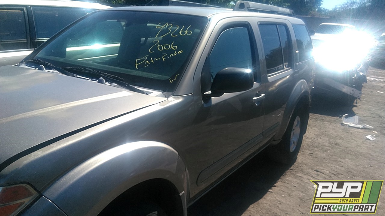 2006 NISSAN PATHFINDER partes disponibles
