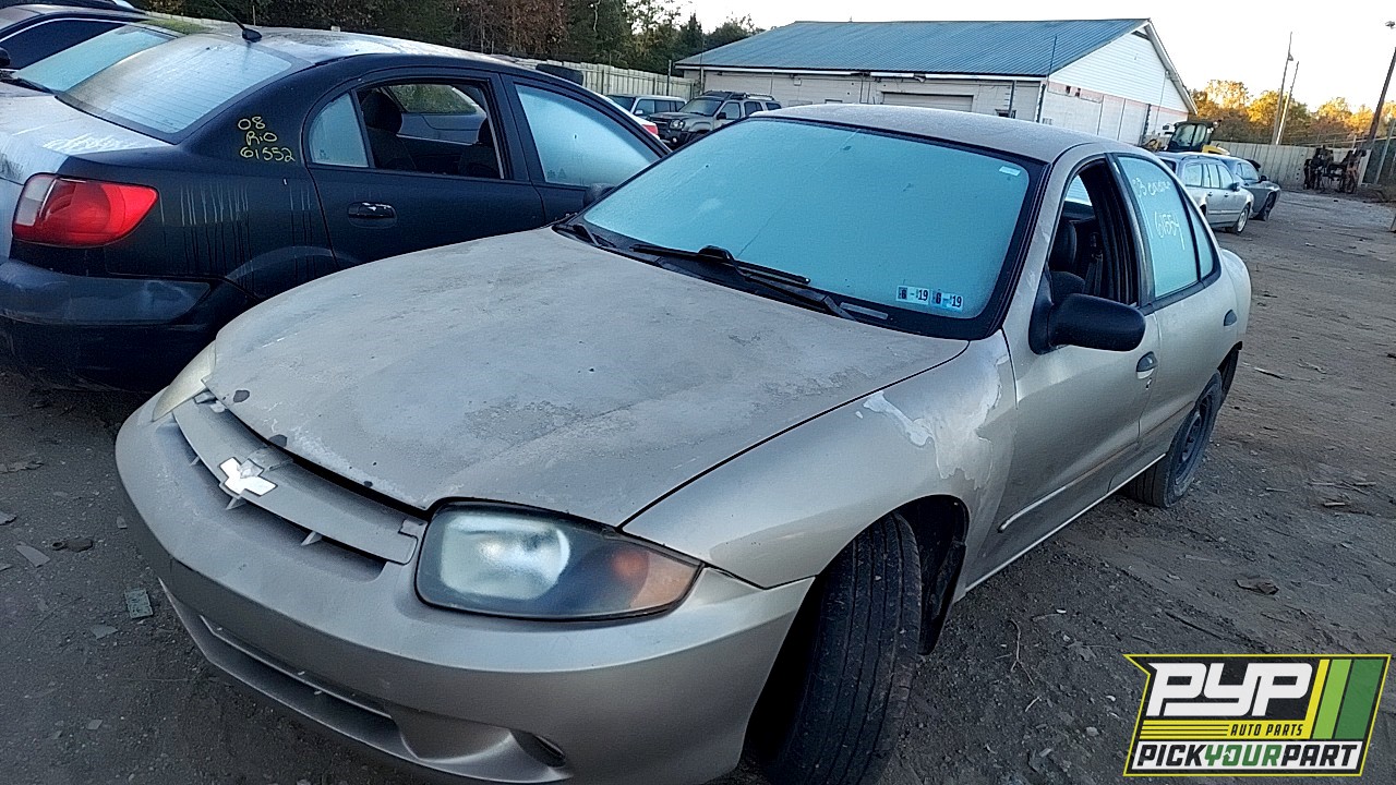 2003 CHEVROLET CAVALIER partes disponibles