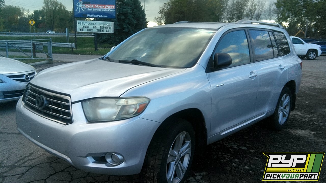 2008 TOYOTA HIGHLANDER partes disponibles