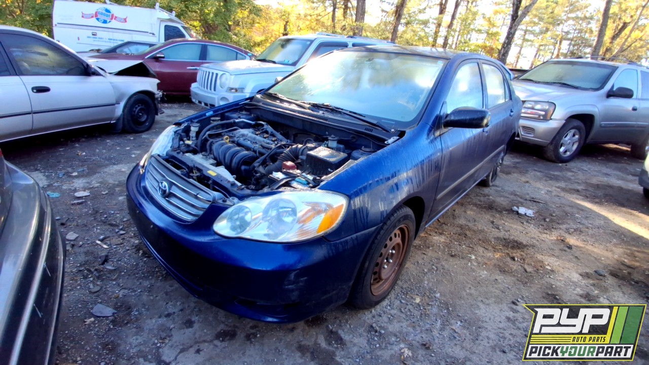 2003 TOYOTA COROLLA available for parts