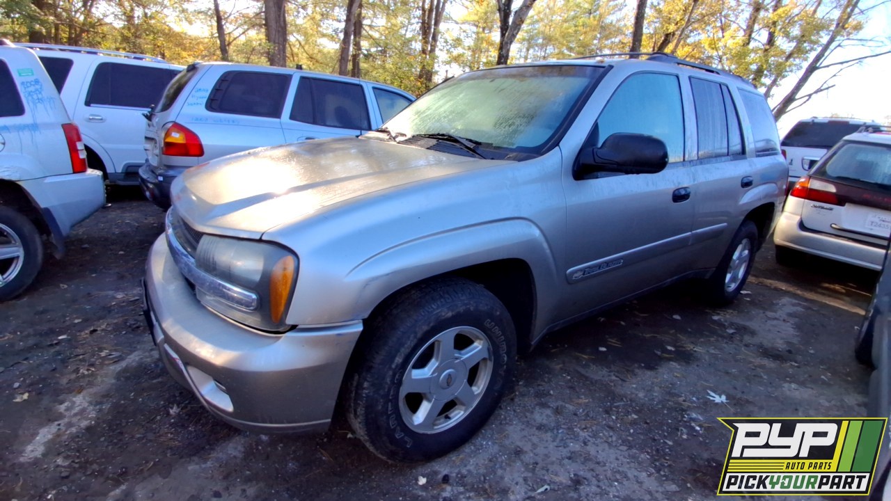 2002 CHEVROLET TRAILBLAZER partes disponibles