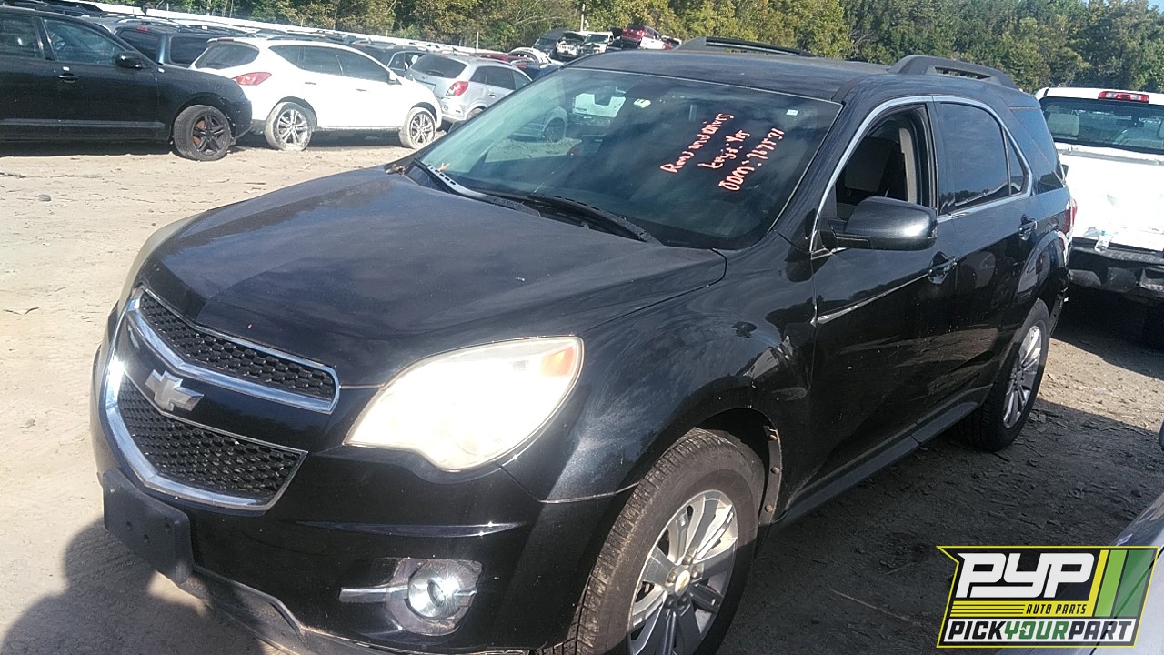 2011 CHEVROLET EQUINOX partes disponibles