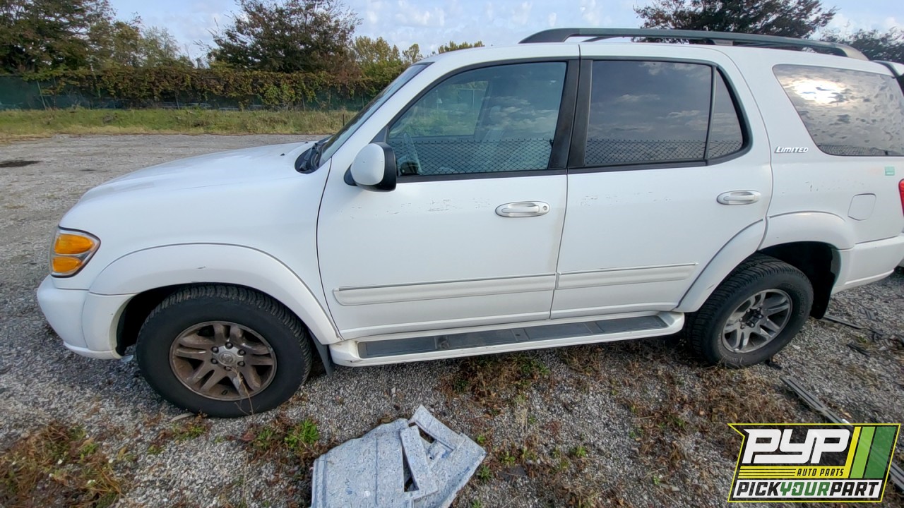 2004 TOYOTA SEQUOIA available for parts