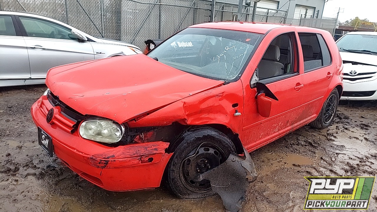2000 VOLKSWAGEN GOLF partes disponibles