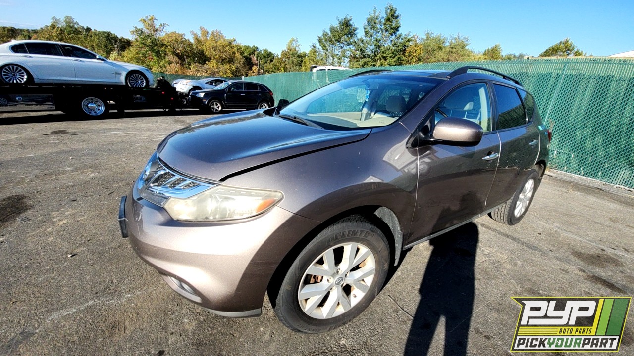 2012 NISSAN MURANO partes disponibles