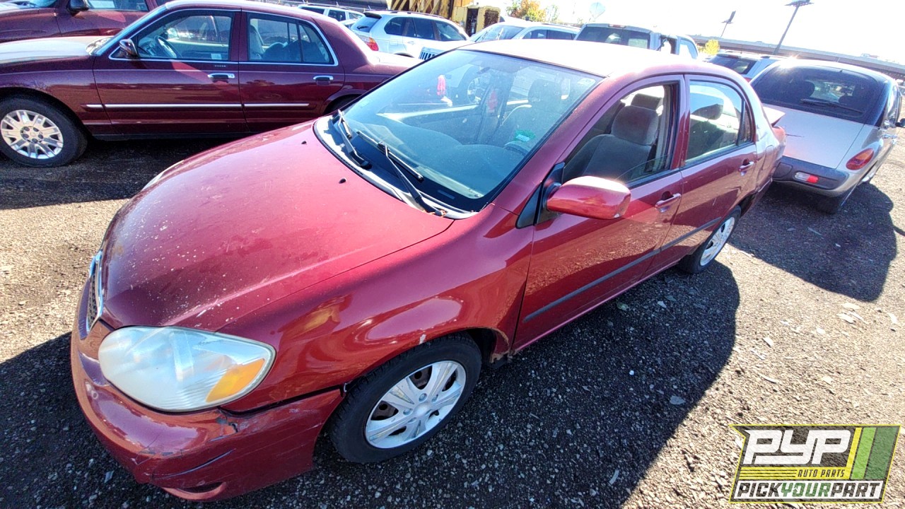 2005 TOYOTA COROLLA partes disponibles