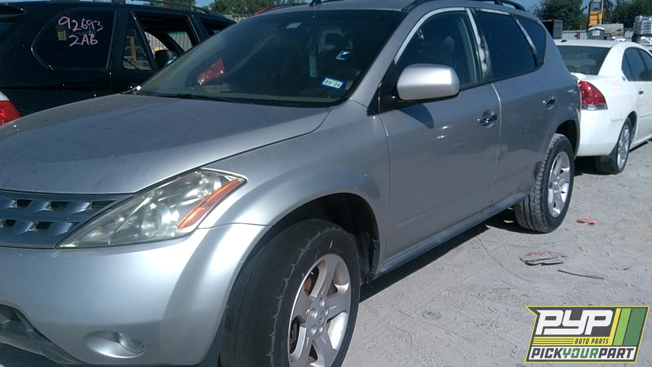 2005 NISSAN MURANO partes disponibles