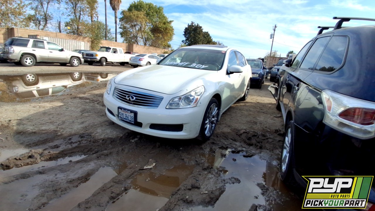 2007 INFINITI G35 partes disponibles