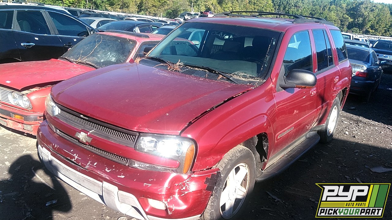 2002 CHEVROLET TRAILBLAZER partes disponibles
