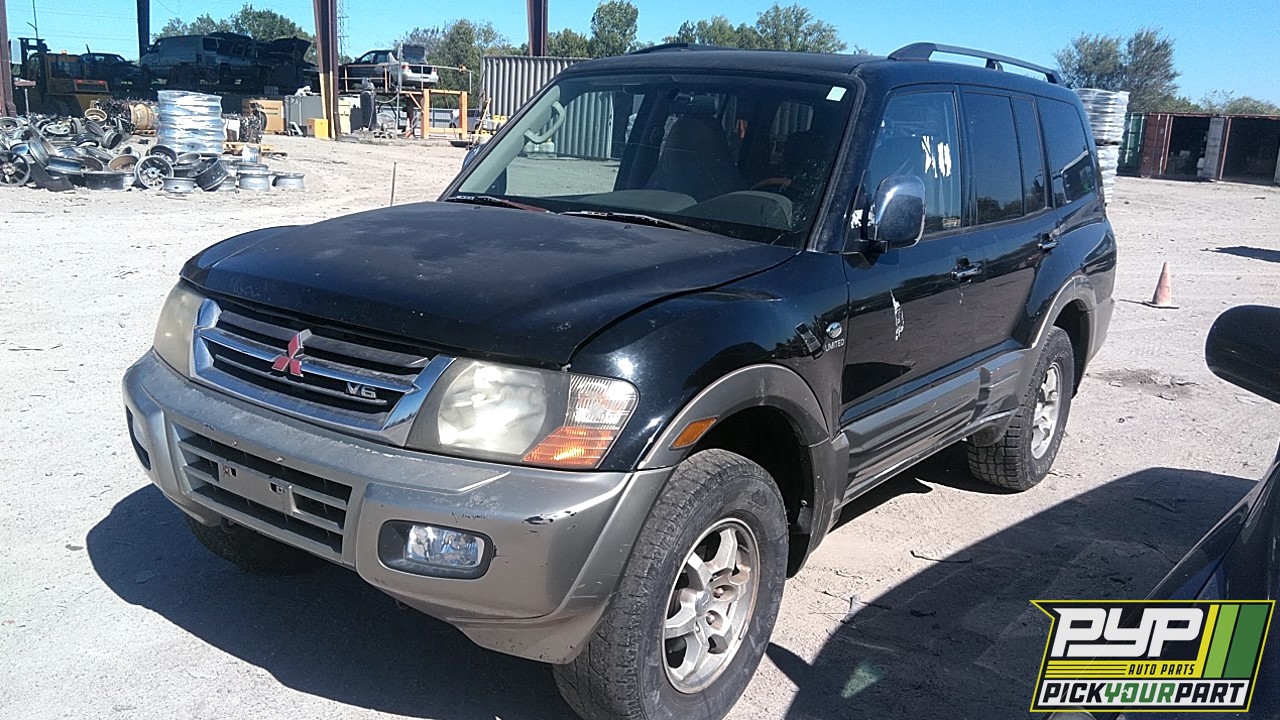 2001 MITSUBISHI MONTERO partes disponibles