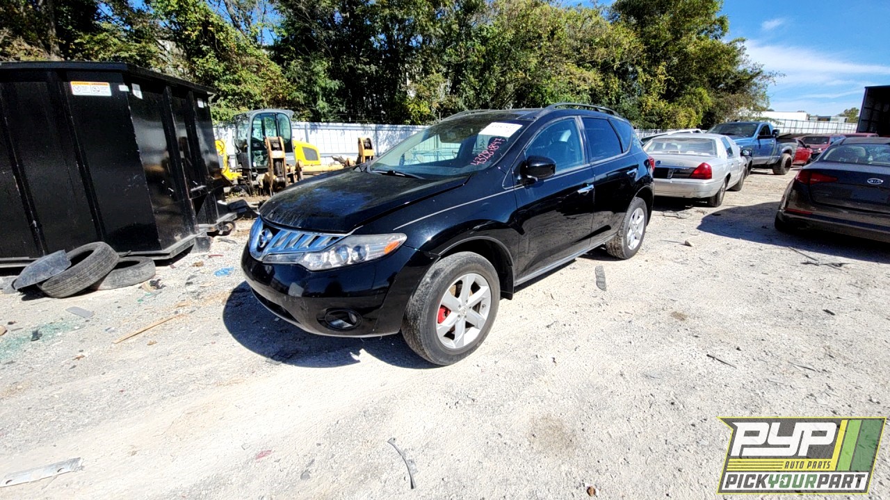 2009 NISSAN MURANO partes disponibles