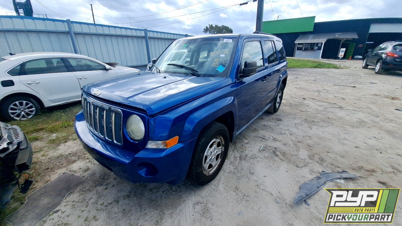 2009 JEEP PATRIOT partes disponibles