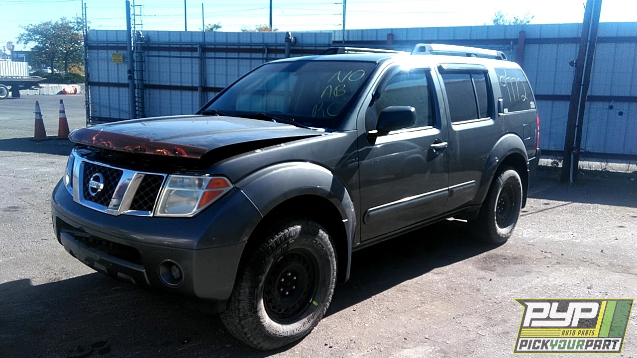 2006 NISSAN PATHFINDER partes disponibles